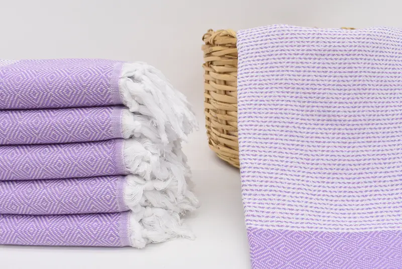 Peshtemal Towel, Bridal Shower Favors, Holiday Towel, Sand-free towel, Pool Towels, 70x40 Cotton Diamond Towel, Handmade Gift, Gift For Best Friend - 1