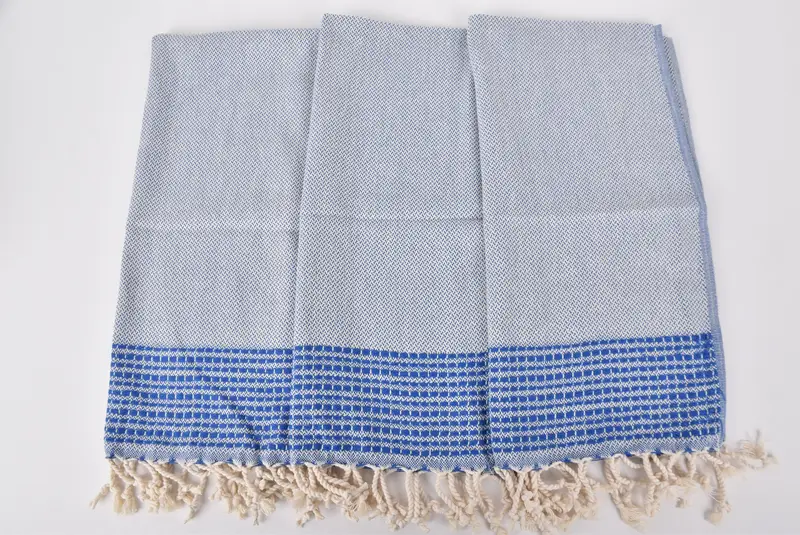 En iyi düğün hediyesi, anma hediyesi, kişiselleştirilmiş mutfak havlu, 40x20 pamuklu çizgili havlu, küçük banyo havlu, onun için hediyeler, monogram el havlu - 7