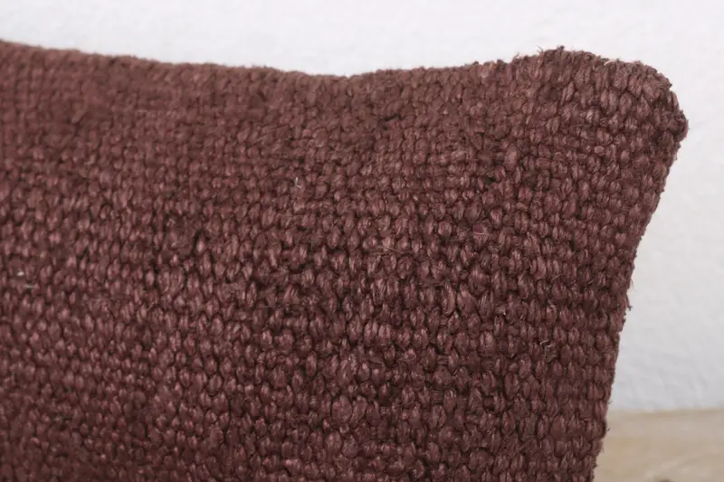 8x16 Brown Pillow Cover, Toss Pillow Cover, Patio Cushion, Handmade Kilim Cushion, Pillow Cover, Yoga Pillow Cover, Kilim Pillow Cover, Kilim Pillow - 5