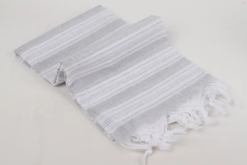 Wedding Day Gift For Bride, Gift For Her, Holiday Towel, Organic towel, Beach Towel Bulk, 70x40 Cotton Striped Towel, Lightweight Turkish towel - 6
