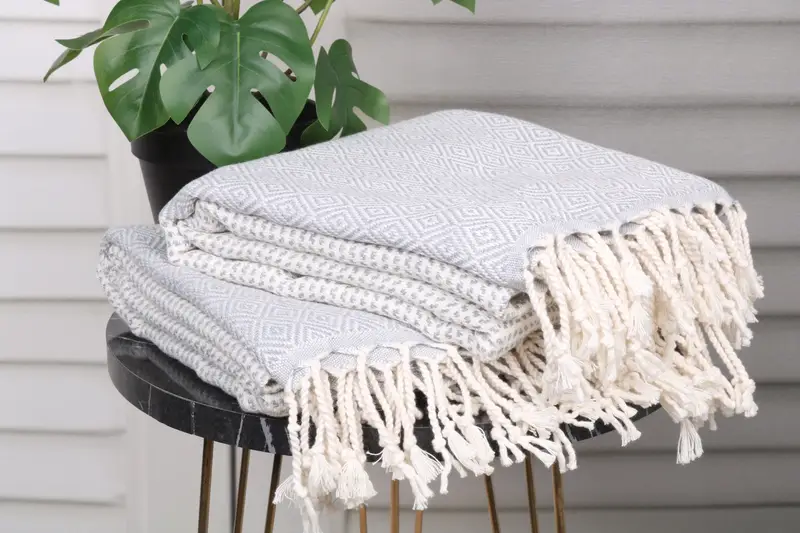 Best Friend Gift, Monogram Beach Towel, Wedding Gifts Towel, 70x40 Cotton Chevron Towel, Quick-drying cotton Turkish beach towel, Home Decor Towel - 3