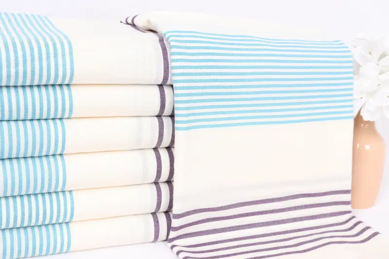 Pool Towels, 70x40 Cotton Striped Towel, Custom Towel, Custom Wedding Gifts, Scarf Towel, Gift For Best Friend, Embroidered Towel, Custom Bath Towel - 2