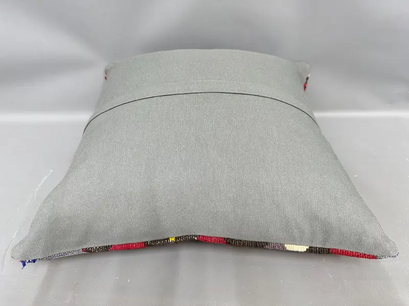 Kilim Pillow, Home Decor Pillow, Pillow, Tapestry Pillow, Garden Cushion Cover, 20x20 Red Pillow, Office Chair Cushion Case, Gift Pillow - 7