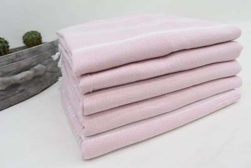 Embroidered Towel, Employee Gifts, Custom Name Towel, 70x40 Cotton Striped Towel, Lightweight towel, Embroidery Towel, Turkish hand towel, Spa Towel - 4