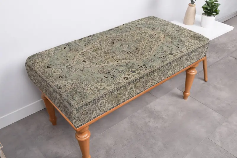 Bej Kilimden Esinlenen Desenli Modüler Yeşil Osmanlı, Osmanlı