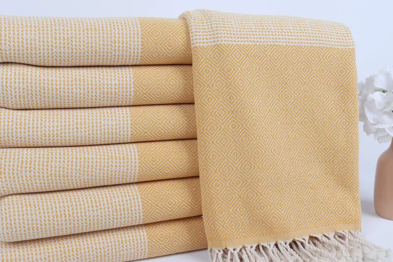 Quick-dry peshtemal, Bulk Order Towel, Bachelorette Party Gifts, Handmade Gift, 70x40 Cotton Chevron Towel, Wedding Gift, Wedding Anniversary Gift - 2
