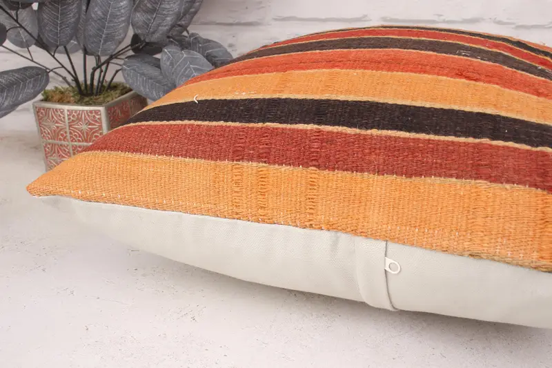 Cozy Throw Cushion Case, 20x20 Red Pillow Sham, Antique Pillows, Boho Pillow, Cushion Cover, Customized Cushion Case, Pillow for Sofa - 6