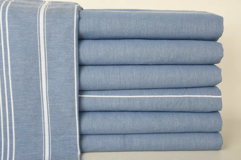 Personalized Dish Towel, Bridal Party Gifts, 36x18 Cotton Striped Fringeless Towel, Custom Name Towel, Personalized Kitchen Towel, Small Bath Towels - 1