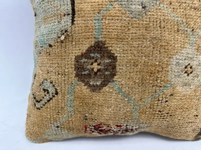 Pillow for Sofa, Authentic Cushion Case, Retro Pillow Cover, Kilim Pillow Cover, 12x12 Brown Cushion Cover, Pillow Sham, Throw Kilim Pillow - 2