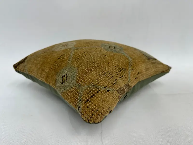 Pillow for Sofa, Authentic Cushion Case, Retro Pillow Cover, Kilim Pillow Cover, 12x12 Brown Cushion Cover, Pillow Sham, Throw Kilim Pillow - 6
