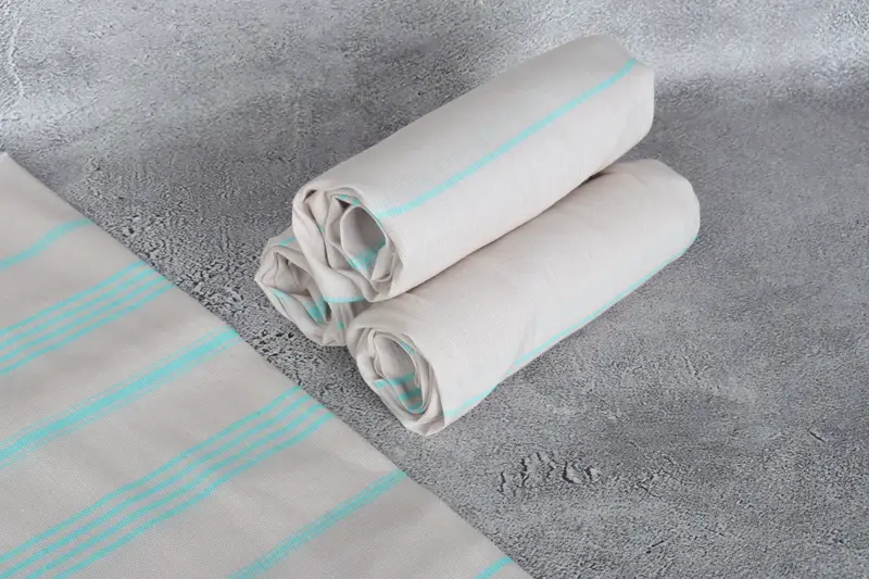 Personalized Turkish Towel, Baby Boy Gift, Bachelor Towel, Large Turkish Towel, Beach Towel Gift, Turkish Towel Set, 70x40 Cotton Striped Towel - 8