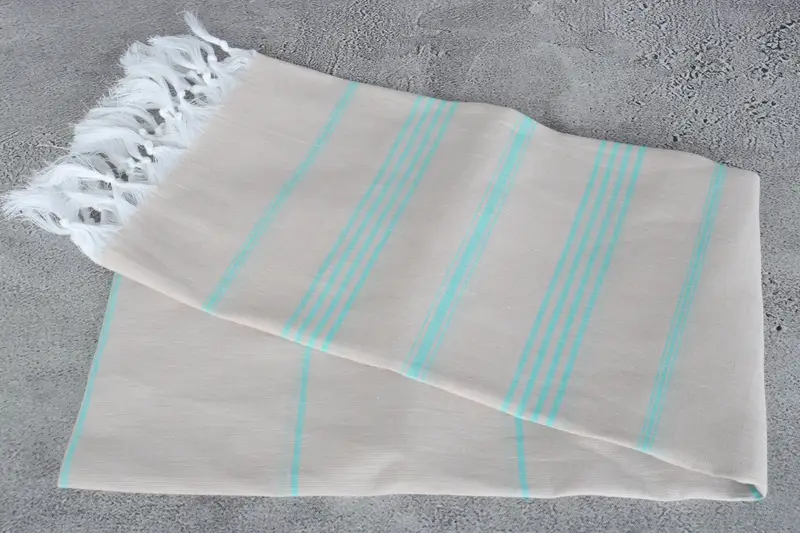 Personalized Turkish Towel, Baby Boy Gift, Bachelor Towel, Large Turkish Towel, Beach Towel Gift, Turkish Towel Set, 70x40 Cotton Striped Towel - 6