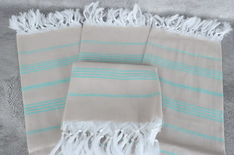 Personalized Turkish Towel, Baby Boy Gift, Bachelor Towel, Large Turkish Towel, Beach Towel Gift, Turkish Towel Set, 70x40 Cotton Striped Towel - 4