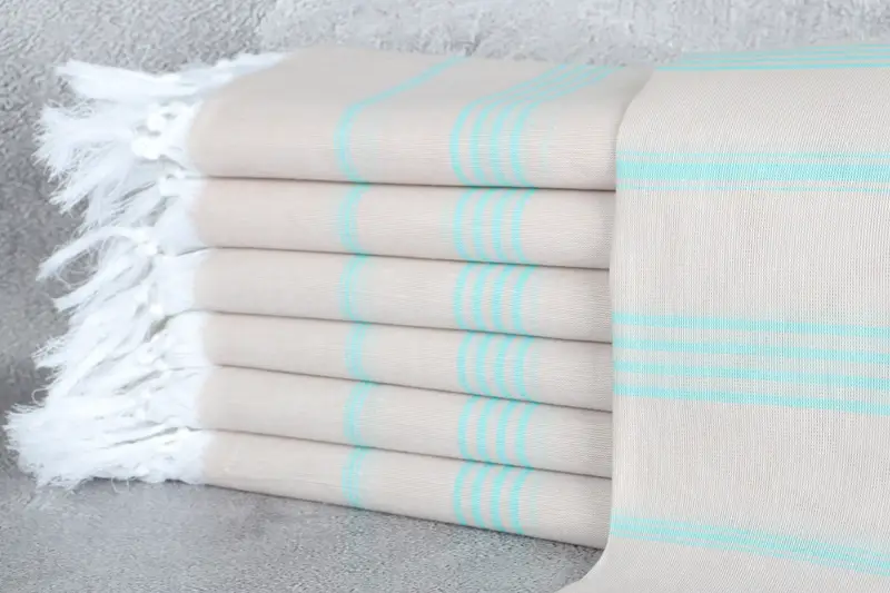 Personalized Turkish Towel, Baby Boy Gift, Bachelor Towel, Large Turkish Towel, Beach Towel Gift, Turkish Towel Set, 70x40 Cotton Striped Towel - 1