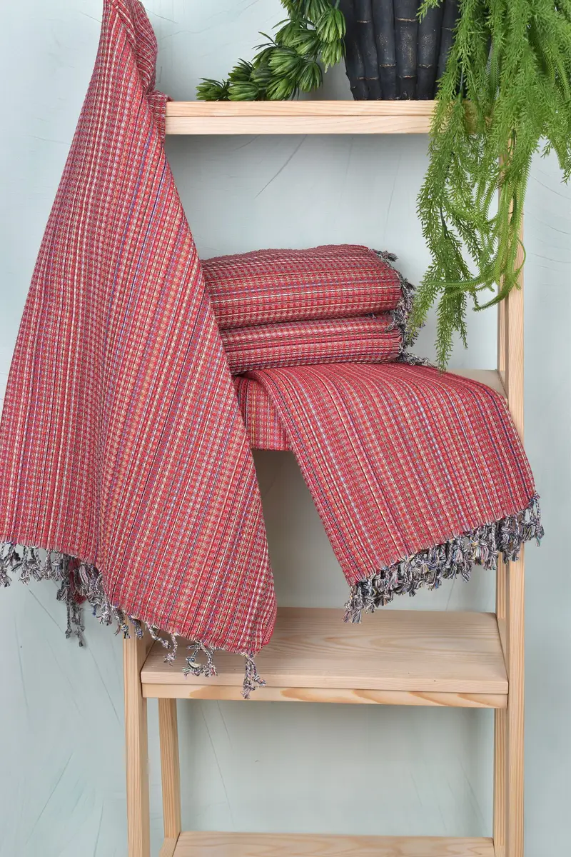 70x40 Cotton Geometric Towel, Gift For Him, Best Friend Gift, Customized Turkish Towel, Custom Wedding Towel, Spa Gift, Organic Turkish towel - 6