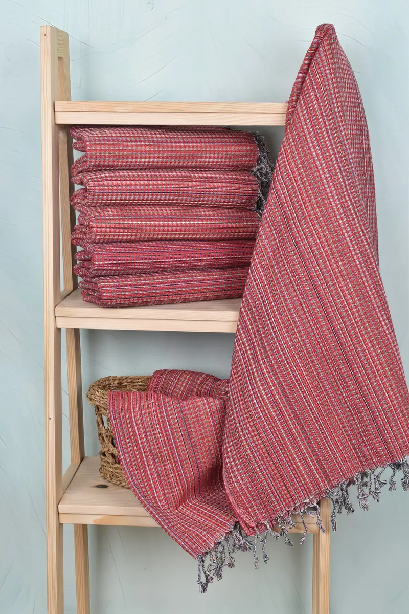 70x40 Cotton Geometric Towel, Gift For Him, Best Friend Gift, Customized Turkish Towel, Custom Wedding Towel, Spa Gift, Organic Turkish towel - 3