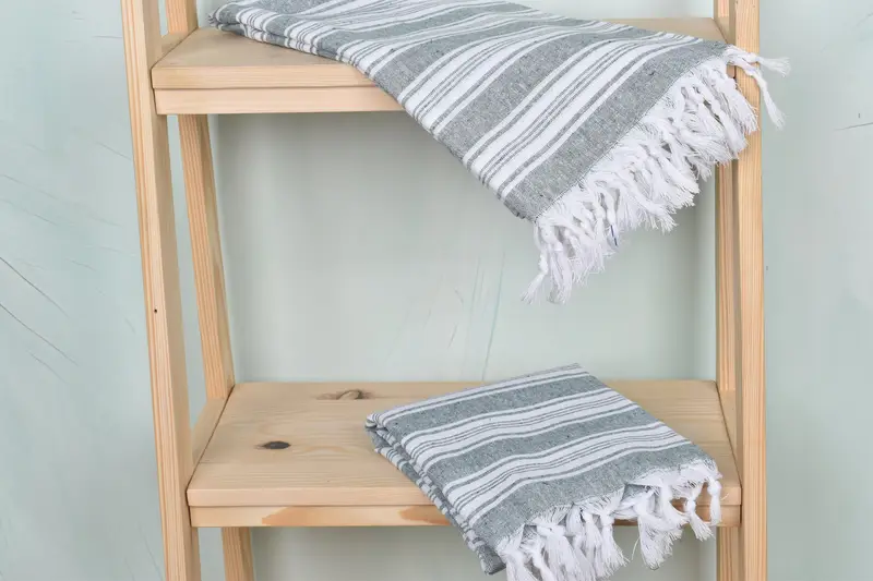 Housewarming Gift, Gym Towel, Personalised Gift, Unique Wedding Gift, Bachelorette Party Gifts Bridesmaids, 68x32 Cotton Striped Towel, Luxury towel - 5