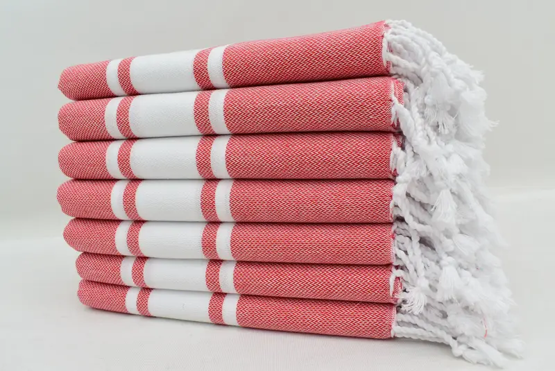 Monogrammed Hand Towel, Embroidery Towel, Customized Towels, Bridesmaid Gift, Monogram Kitchen Towel, Turkish Hand Towel, 36x24 Cotton Striped Towel - 5
