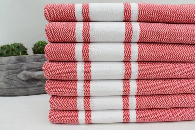 Monogrammed Hand Towel, Embroidery Towel, Customized Towels, Bridesmaid Gift, Monogram Kitchen Towel, Turkish Hand Towel, 36x24 Cotton Striped Towel - 3