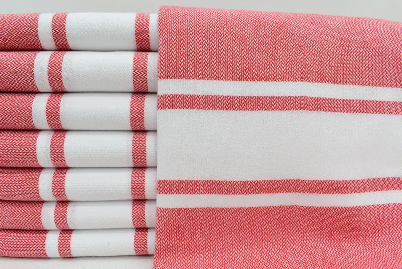 Monogrammed Hand Towel, Embroidery Towel, Customized Towels, Bridesmaid Gift, Monogram Kitchen Towel, Turkish Hand Towel, 36x24 Cotton Striped Towel - 2