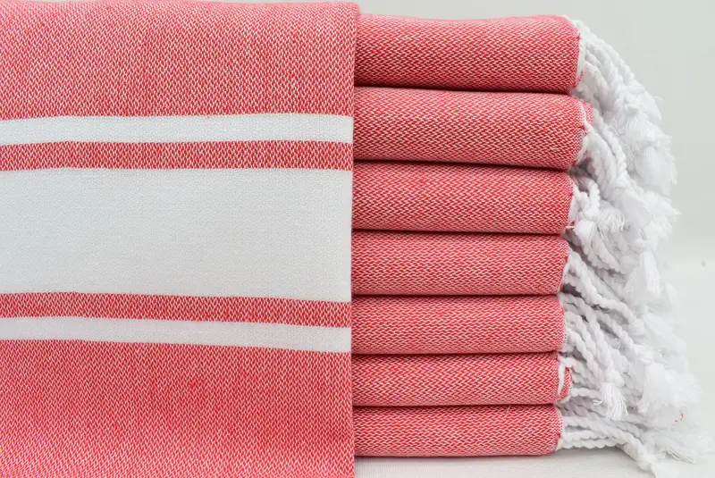 Monogrammed Hand Towel, Embroidery Towel, Customized Towels, Bridesmaid Gift, Monogram Kitchen Towel, Turkish Hand Towel, 36x24 Cotton Striped Towel - 1