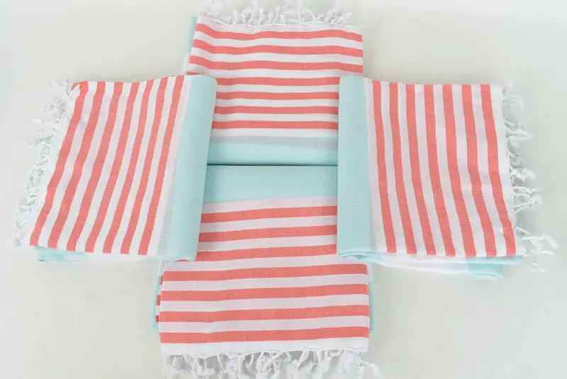 Welcome Wedding Gift, Personalized Turkish Towel, Bachelorette Party Decorations, Scarf Towel, 70x40 Cotton Striped Towel, Bachelorette Party Gifts - 6