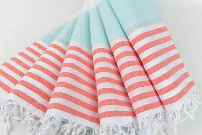 Welcome Wedding Gift, Personalized Turkish Towel, Bachelorette Party Decorations, Scarf Towel, 70x40 Cotton Striped Towel, Bachelorette Party Gifts - 4