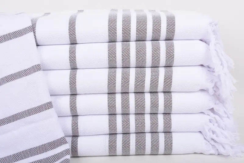 Personalized Gift, 36x24 Cotton Herringbone Towel, Custom Tea Towel, Turkish Hand Towel, Personalized Kitchen Towel, Girl Trip Party Favor