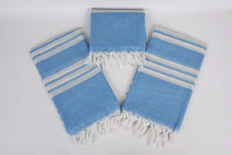 Quick-drying cotton Turkish beach towel, 68x40 Cotton Striped Towel, Cotton towel, Fouta towel, Guest Towel, Valentines Day Gift Idea, Wedding Gift - 6