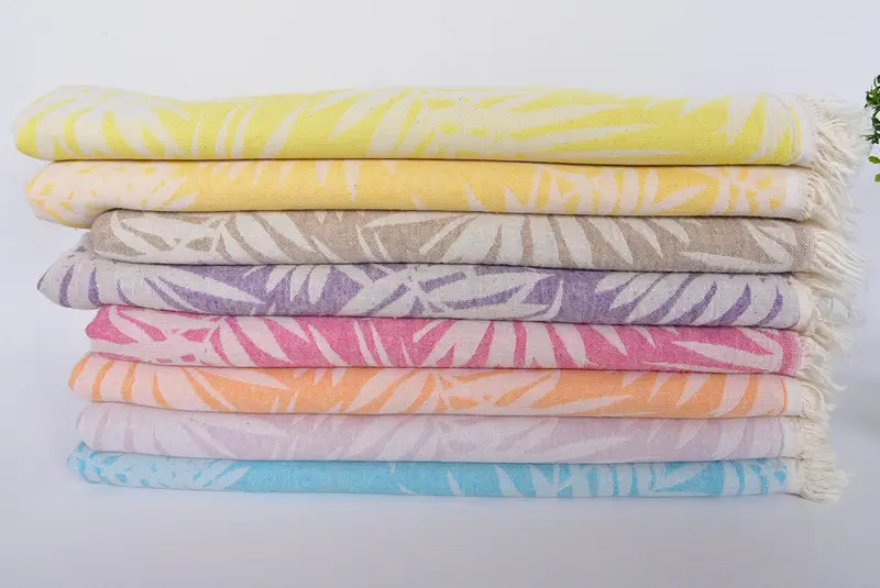 Valentines Day Gift For Him, 64x40 Cotton Floral Patterned Towel, Cute Beach Towel, Towel With Name, Bachelor Gifts, Personalized Towel, Custom Gift - 2