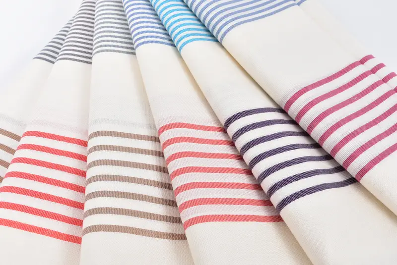 70x40 Cotton Striped Towel, Wedding Gifts Towel, Gift Boxes Towel, Soft towel, Custom Wedding Gift From Bridesmaid, Sand-resistant towel - 5