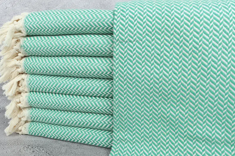 70x40 Cotton Chevron Towel, Monogrammed Beach Towel, Halloween Bachelorette Party Favors, Personalized Gifts, Soft towel, Personalised Gift - 1