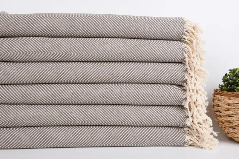 Brautjungferngeschenke, Custom Beach Handtuch, türkisches Handtuch Bulk Bestellung für Hochzeitsgeschenke, Angestellte Geschenke, Strandhandtuchgeschenk, 70x40 Baumwollfischgrüntelhandtuch - 2