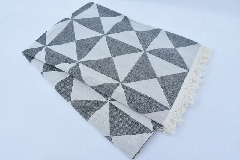 70x40 Cotton Geometric Towel, Beach Towel Gift, Unique Gift, Monogram Beach Towel, Spa Gift Towel, Decorative Towel, Organic Turkish towel - 6