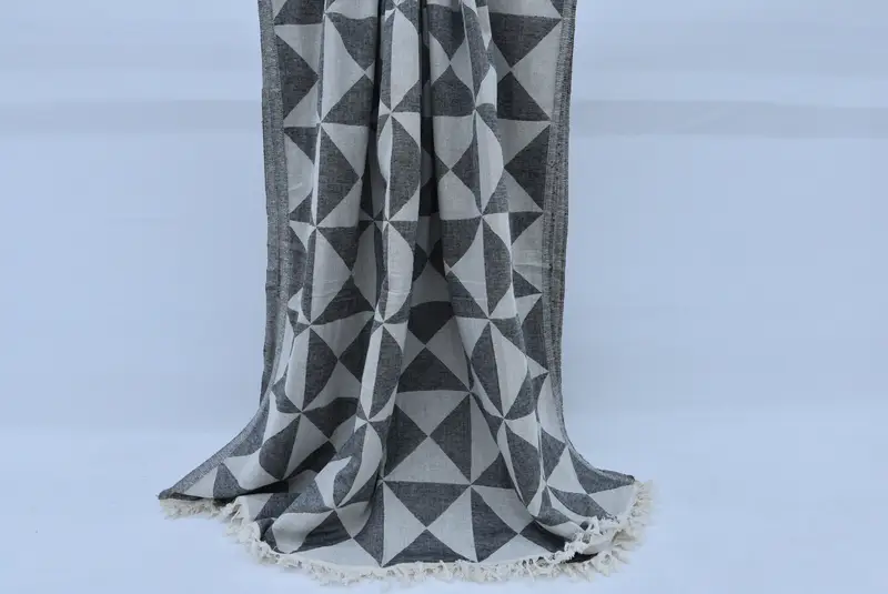 70x40 Cotton Geometric Towel, Beach Towel Gift, Unique Gift, Monogram Beach Towel, Spa Gift Towel, Decorative Towel, Organic Turkish towel - 8