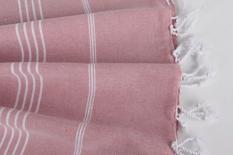 Handmade Turkish hammam towel, Wedding Shower Gift, Gift For Her, Personalized Turkish Towel, Fouta towel, 70x40 Cotton Striped Towel, Guest Towel - 8