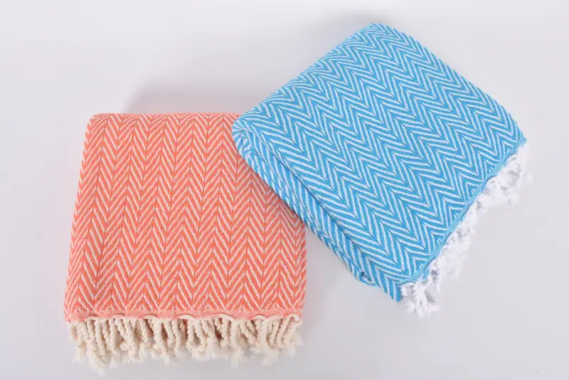 Bridal Gifts, Gift For Him, Bachelorette Party Gift, 68x40 Cotton Zig zag Towel, Beach Size Towel, Best Wedding Gift, Bachelorette Party Decorations - 6