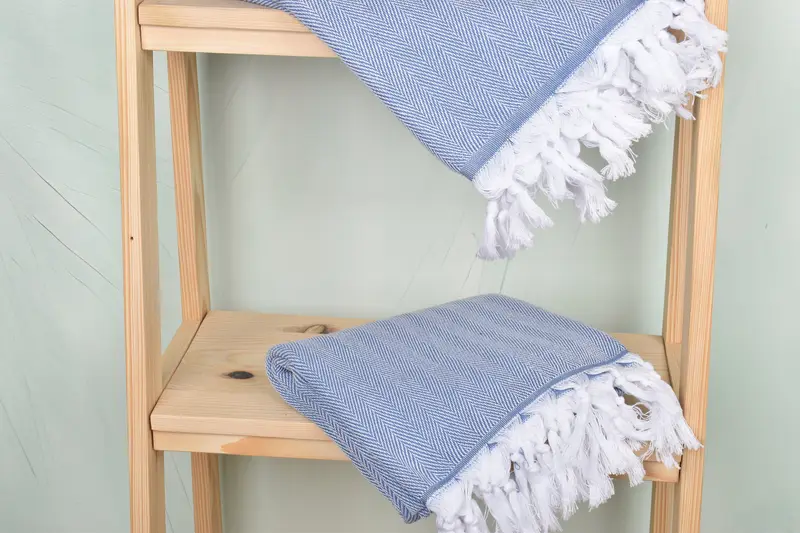 Gym Towel, Soft towel, 70x40 Cotton Herringbone Towel, Turkish bath towel for spa, Cotton towel, Anniversary Gift For Her, Beach Towel Gift - 5