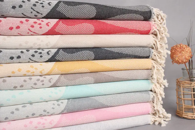 70x40 Cotton Whale Design Towel, Bachelorette Party Gift, Home Decor Towel, Gift For The Home Decor, Large Turkish Towel, Absorbent towel - 2