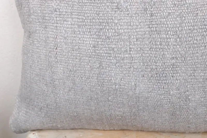 Ethnic Throw Pillow Cover, Pillow, Bolster Throw Pillow Sham, Turkish Pillow, Kilim Cushion Sham, Antique Pillows, 16x36 Gray Pillow - 3