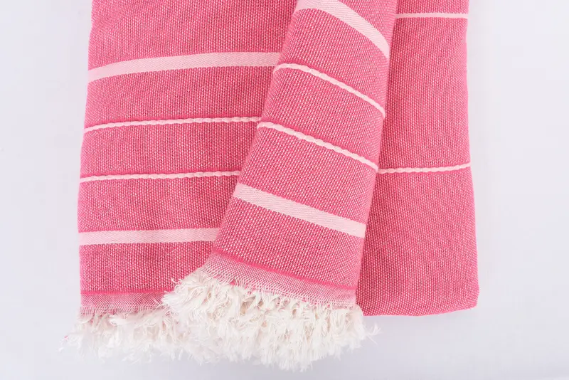 Embroidered Bedspread, Throw Blanket Couch, Bridesmaid Gifts, 100x80 Cotton Striped Towel, Christmas Tablecloth, Throw Blanket, Gift For Wedding Day - 7