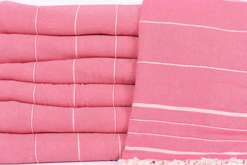 Embroidered Bedspread, Throw Blanket Couch, Bridesmaid Gifts, 100x80 Cotton Striped Towel, Christmas Tablecloth, Throw Blanket, Gift For Wedding Day - 2