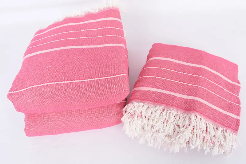 Embroidered Bedspread, Throw Blanket Couch, Bridesmaid Gifts, 100x80 Cotton Striped Towel, Christmas Tablecloth, Throw Blanket, Gift For Wedding Day - 6