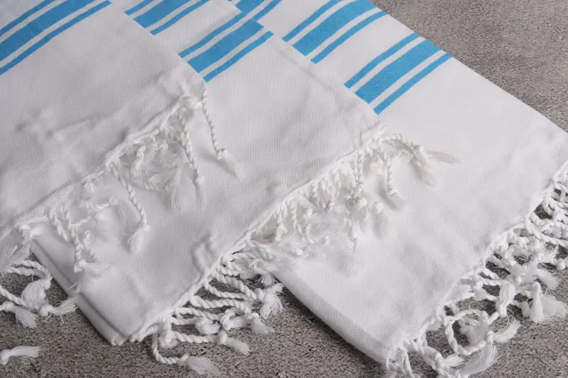 Personalized Beach Towel, Girl Trip Party Favor, Lightweight Turkish towel, Bridal Shower Gift, Bridesmaid Favors, 70x40 Cotton Striped Towel - 5