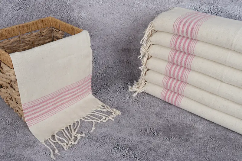 Decorative Towel, Bachelorette Towel, Bachelor Gift, Turkish Tea Towel, 36x18 Linen Striped Towel, Personalized Gifts, Personalized Kitchen Towel - 3