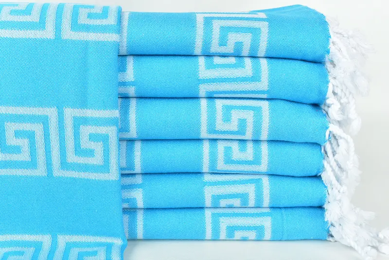 70x40 Cotton Patterned Towel, Beach Towel Bulk, Personalized Gifts, Eco-Friendly Turkish Towel, Organic Towel, Hammam towel, Employee Gifts - 3
