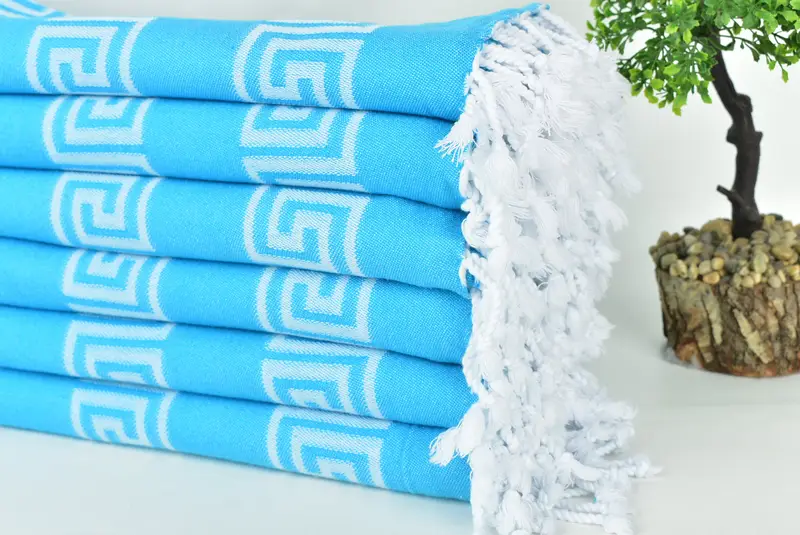 70x40 Cotton Patterned Towel, Beach Towel Bulk, Personalized Gifts, Eco-Friendly Turkish Towel, Organic Towel, Hammam towel, Employee Gifts - 5