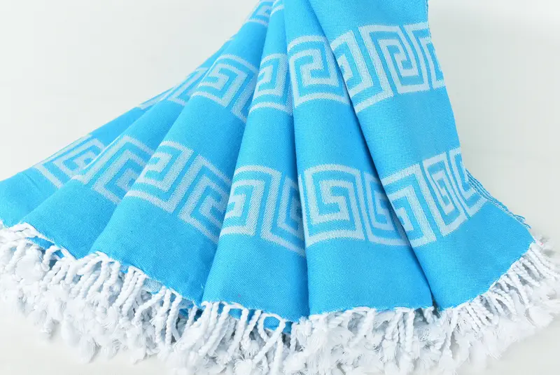 70x40 Cotton Patterned Towel, Beach Towel Bulk, Personalized Gifts, Eco-Friendly Turkish Towel, Organic Towel, Hammam towel, Employee Gifts - 6