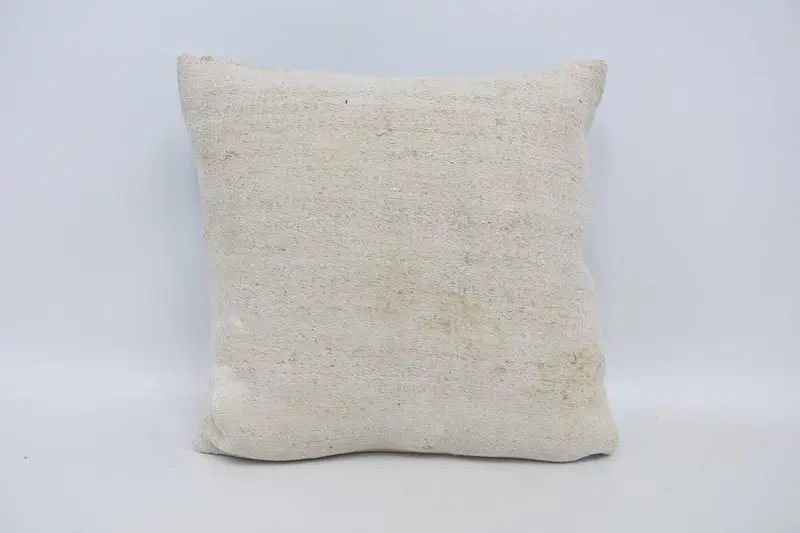 Türk Krem Euro Sham, 18x18 inç Salon Hediye Yastık Kılıfı için Hediye - 1