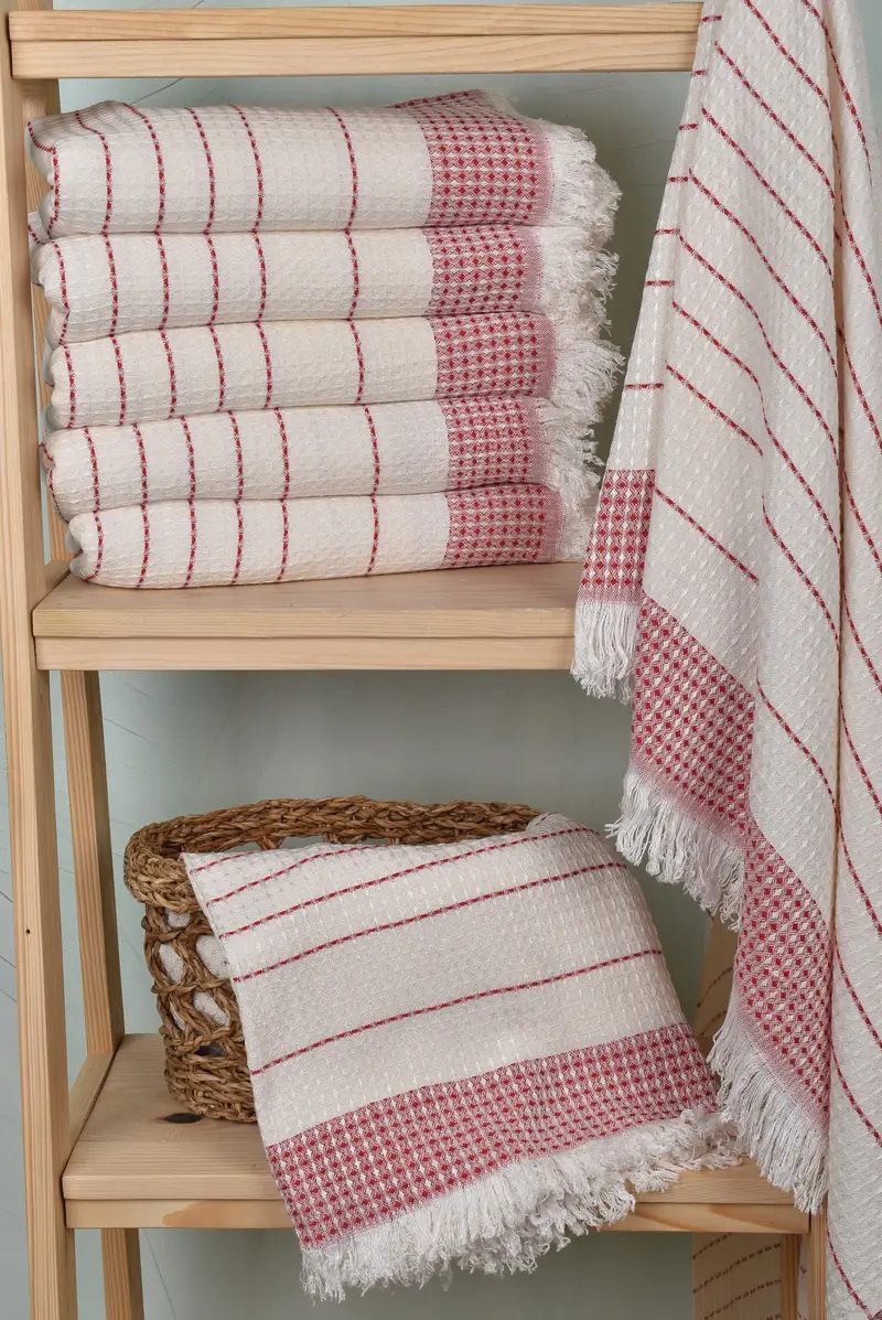 Gift For Her, 70x40 Cotton Waffle Towel, Monogram Beach Towel, Pool Towels, Bridal Gifts, Bath towel, Luxury Turkish beach towel with fringe - 3